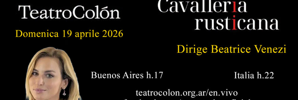 Beatrice Venezi_diretta Teatro Colon_2026.04.19