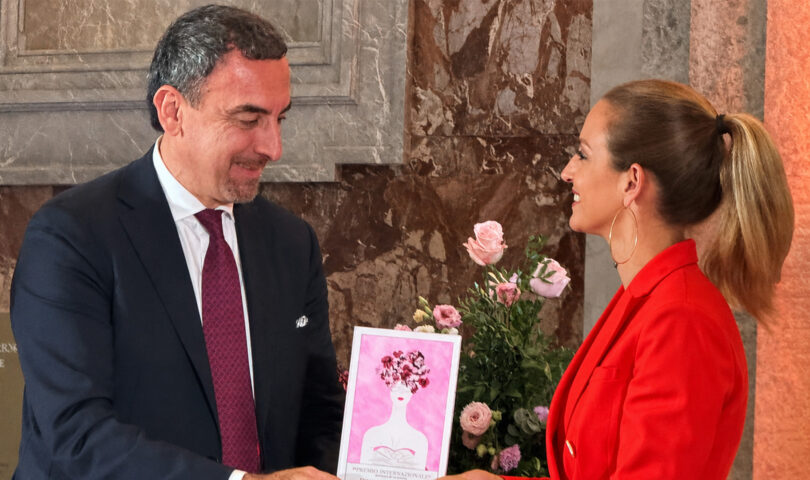 Leucian Honour a Beatrice Venezi nella Reggia di Caserta